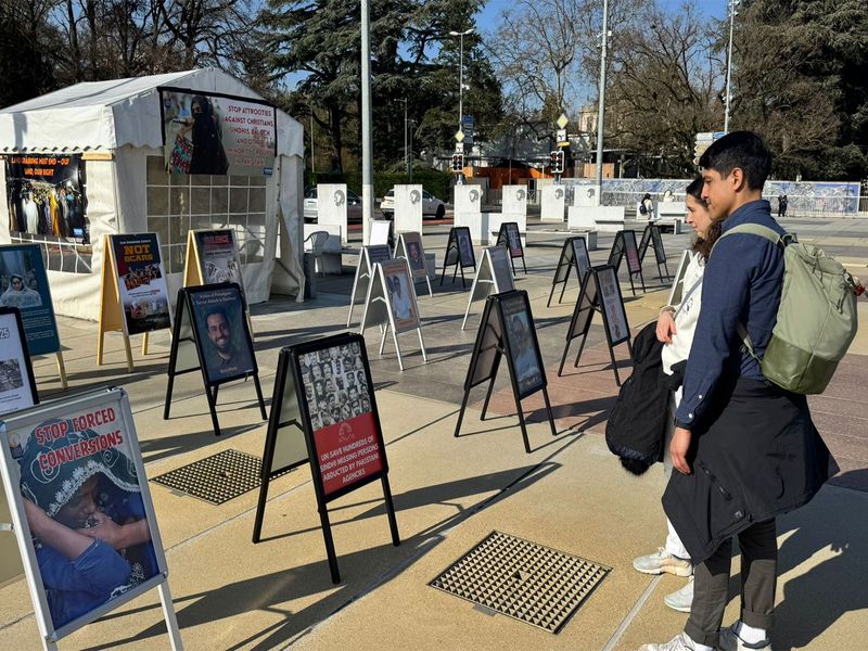 यूएनएचआरसी में प्रदर्शनी पाकिस्तान में अल्पसंख्यकों की दुर्दशा और आतंकी संबंधों पर प्रकाश डालती है