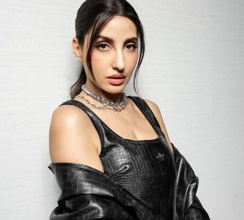 नोरा फतेही ने लुधियाना में वरुण बावेजा के बेटे की शादी के कॉकटेल में जलवा बिखेरा