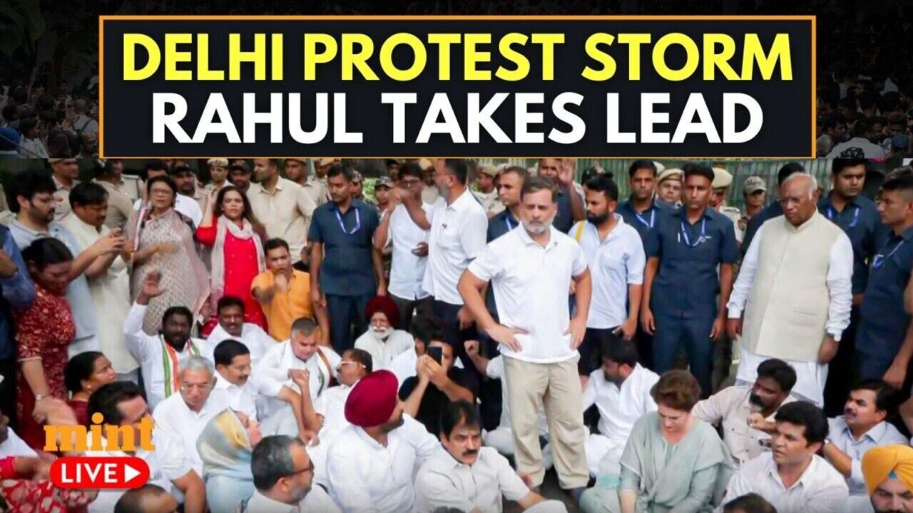 राहुल गांधी, प्रियंका वाड्रा ने पीएम आवास के बाहर विरोध प्रदर्शन किया, सीजेपी कार्रवाई पर इस्तीफे की मांग की | वीडियो देखें